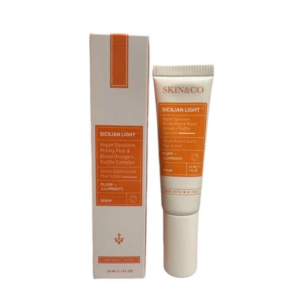Skin & Co Sicilian Light Plump & Illuminate Face Serum 1oz New In Box